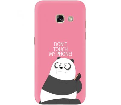 Силіконовий чохол BoxFace Samsung A320 Galaxy A3 2017 Dont Touch My Phone Panda (27928-up2425)