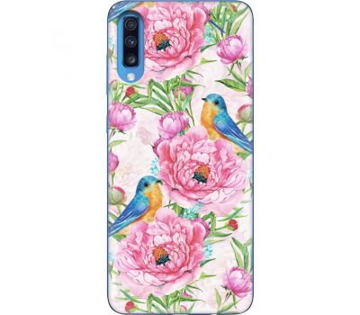 Силіконовий чохол BoxFace Samsung A705 Galaxy A70 Birds and Flowers (36860-up2376)