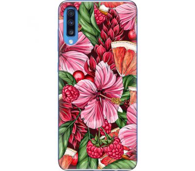 Силіконовий чохол BoxFace Samsung A705 Galaxy A70 Tropical Flowers (36860-up2416)