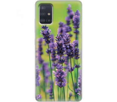 Силіконовий чохол BoxFace Samsung A515 Galaxy A51 Green Lavender (38808-up2245)