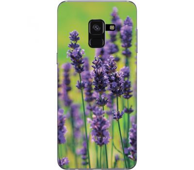 Силіконовий чохол BoxFace Samsung A530 Galaxy A8 (2018) Green Lavender (32657-up2245)