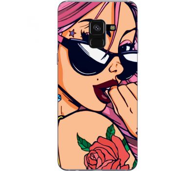 Силіконовий чохол BoxFace Samsung A530 Galaxy A8 (2018) Pink Girl (32657-up2388)