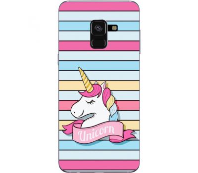 Силіконовий чохол BoxFace Samsung A530 Galaxy A8 (2018) Unicorn (32657-up2401)