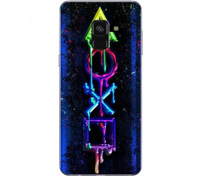 Силіконовий чохол BoxFace Samsung A530 Galaxy A8 (2018) Graffiti symbols (32657-up2432)