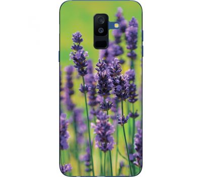 Силіконовий чохол BoxFace Samsung A605 Galaxy A6 Plus 2018 Green Lavender (33377-up2245)