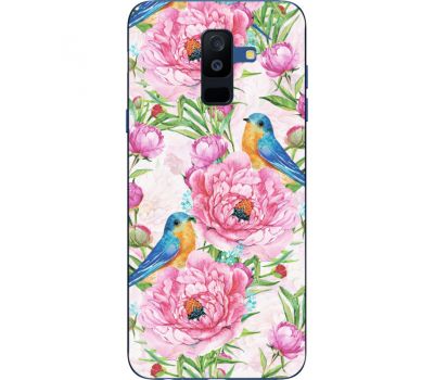Силіконовий чохол BoxFace Samsung A605 Galaxy A6 Plus 2018 Birds and Flowers (33377-up2376)