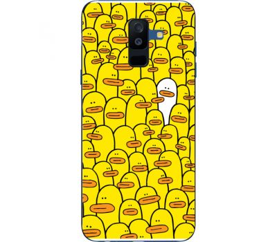 Силіконовий чохол BoxFace Samsung A605 Galaxy A6 Plus 2018 Yellow Ducklings (33377-up2428)