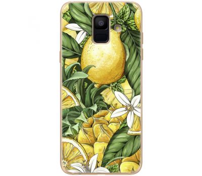 Силіконовий чохол BoxFace Samsung A600 Galaxy A6 2018 Lemon Pattern (33376-up2415)