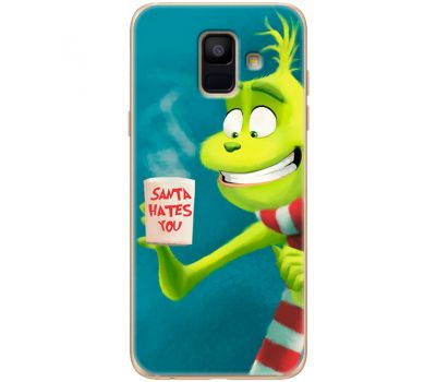 Силіконовий чохол BoxFace Samsung A600 Galaxy A6 2018 Santa Hates You (33376-up2449)