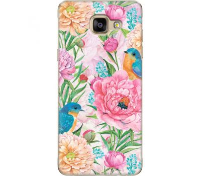 Силіконовий чохол BoxFace Samsung A710 Galaxy A7 Birds in Flowers (24498-up2374)
