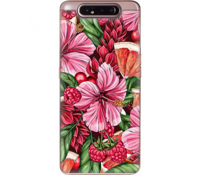 Силіконовий чохол BoxFace Samsung A805 Galaxy A80 Tropical Flowers (37361-up2416)