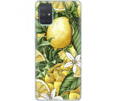 Силіконовий чохол BoxFace Samsung A715 Galaxy A71 Lemon Pattern (38850-up2415)