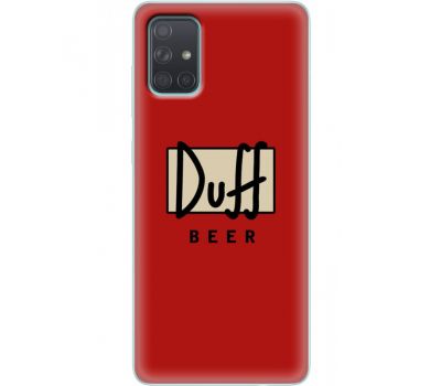 Силіконовий чохол BoxFace Samsung A715 Galaxy A71 Duff beer (38850-up2427)