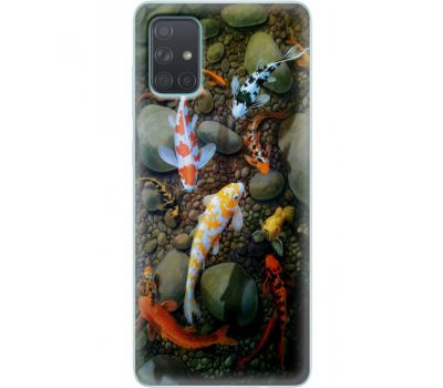 Силіконовий чохол BoxFace Samsung A715 Galaxy A71 Underwater Koi (38850-up2431)