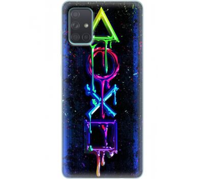 Силіконовий чохол BoxFace Samsung A715 Galaxy A71 Graffiti symbols (38850-up2432)