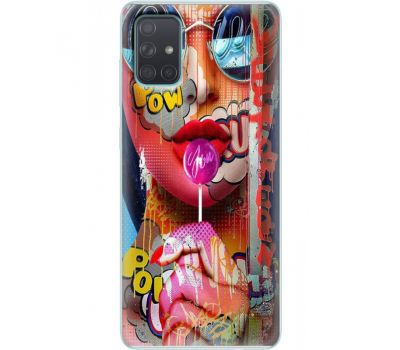 Силіконовий чохол BoxFace Samsung A715 Galaxy A71 Colorful Girl (38850-up2443)