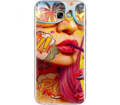 Силіконовий чохол BoxFace Samsung A720 Galaxy A7 2017 Yellow Girl Pop Art (27930-up2442)