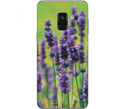 Силіконовий чохол BoxFace Samsung A730 Galaxy A8 Plus (2018) Green Lavender (32658-up2245)