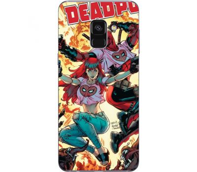 Силіконовий чохол BoxFace Samsung A730 Galaxy A8 Plus (2018) Deadpool and Mary Jane (32658-up2454)