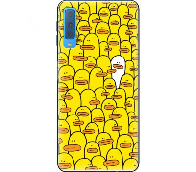 Силіконовий чохол BoxFace Samsung A750 Galaxy A7 2018 Yellow Ducklings (35481-up2428)