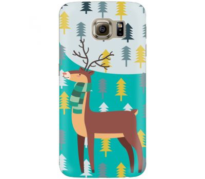 Силіконовий чохол BoxFace Samsung G925 Galaxy S6 Edge Foresty Deer (26304-up2247)