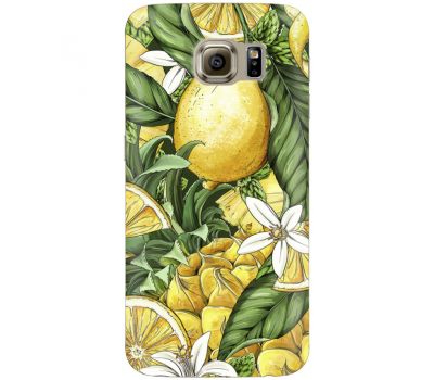 Силіконовий чохол BoxFace Samsung G925 Galaxy S6 Edge Lemon Pattern (26304-up2415)