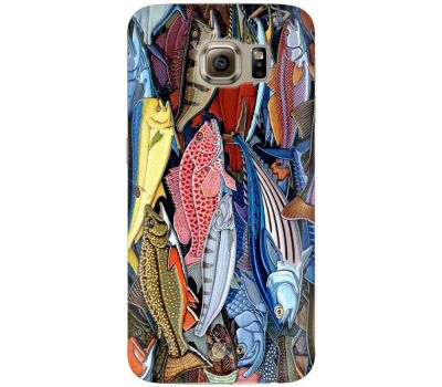 Силіконовий чохол BoxFace Samsung G925 Galaxy S6 Edge Sea Fish (26304-up2419)