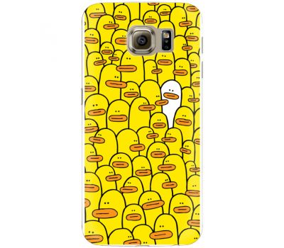 Силіконовий чохол BoxFace Samsung G925 Galaxy S6 Edge Yellow Ducklings (26304-up2428)