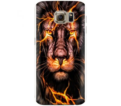 Силіконовий чохол BoxFace Samsung G925 Galaxy S6 Edge Fire Lion (26304-up2437)