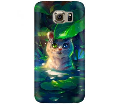 Силіконовий чохол BoxFace Samsung G920F Galaxy S6 White Tiger Cub (24760-up2452)