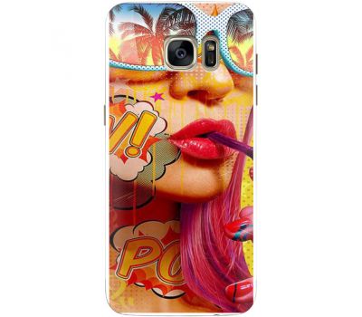 Силіконовий чохол BoxFace Samsung G930 Galaxy S7 Yellow Girl Pop Art (24997-up2442)