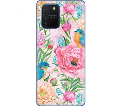 Силіконовий чохол BoxFace Samsung G770 Galaxy S10 Lite Birds in Flowers (38971-up2374)