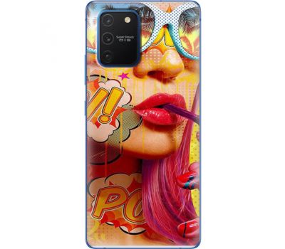 Силіконовий чохол BoxFace Samsung G770 Galaxy S10 Lite Yellow Girl Pop Art (38971-up2442)