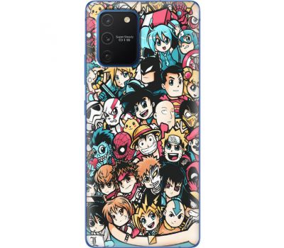 Силіконовий чохол BoxFace Samsung G770 Galaxy S10 Lite Anime Stickers (38971-up2458)