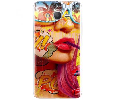 Силіконовий чохол BoxFace Samsung G531H Galaxy Grand Prime Yellow Girl Pop Art (24486-up2442)