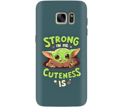 Силіконовий чохол BoxFace Samsung G930 Galaxy S7 Strong in me Cuteness is (24997-up2337)