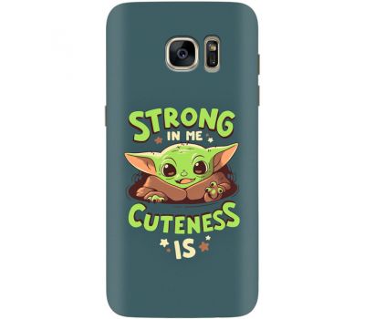 Силіконовий чохол BoxFace Samsung G935 Galaxy S7 Edge Strong in me Cuteness is (24998-up2337)