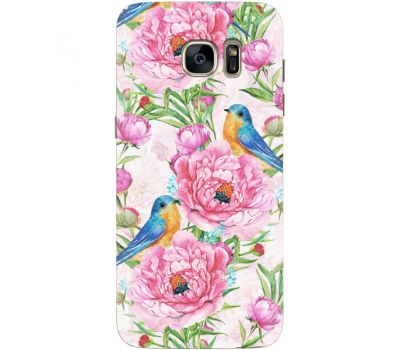 Силіконовий чохол BoxFace Samsung G935 Galaxy S7 Edge Birds and Flowers (24998-up2376)