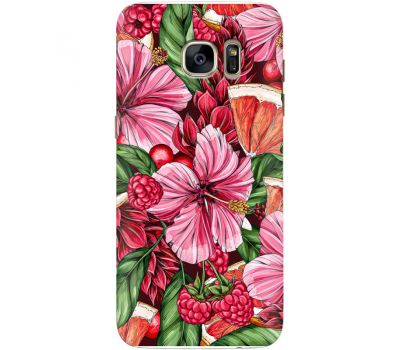 Силіконовий чохол BoxFace Samsung G935 Galaxy S7 Edge Tropical Flowers (24998-up2416)