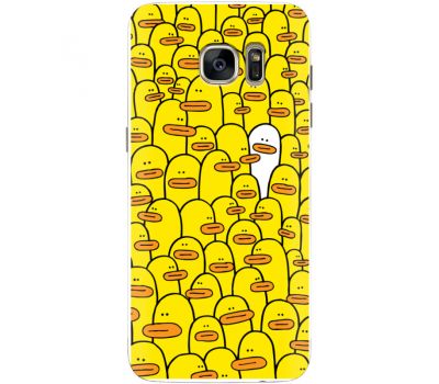 Силіконовий чохол BoxFace Samsung G935 Galaxy S7 Edge Yellow Ducklings (24998-up2428)