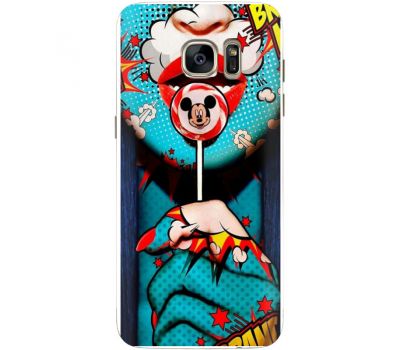 Силіконовий чохол BoxFace Samsung G935 Galaxy S7 Edge Girl Pop Art (24998-up2444)