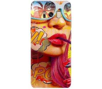 Силіконовий чохол BoxFace Samsung G950 Galaxy S8 Yellow Girl Pop Art (29896-up2442)
