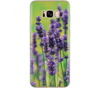 Силіконовий чохол BoxFace Samsung G955 Galaxy S8 Plus Green Lavender (30567-up2245)