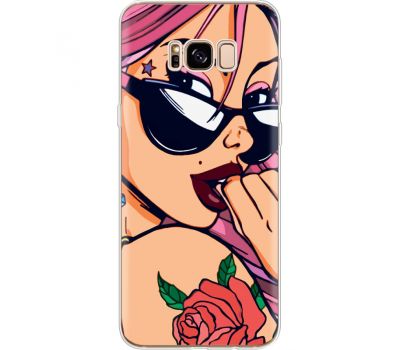 Силіконовий чохол BoxFace Samsung G955 Galaxy S8 Plus Pink Girl (30567-up2388)