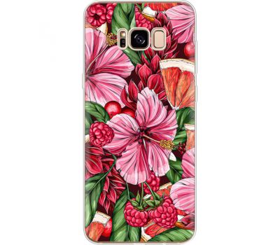 Силіконовий чохол BoxFace Samsung G955 Galaxy S8 Plus Tropical Flowers (30567-up2416)