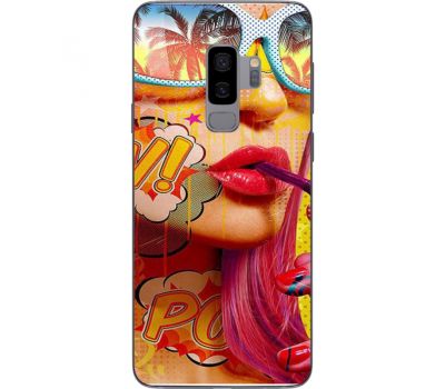 Силіконовий чохол BoxFace Samsung G965 Galaxy S9 Plus Yellow Girl Pop Art (32974-up2442)