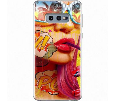 Силіконовий чохол BoxFace Samsung G970 Galaxy S10e Yellow Girl Pop Art (35855-up2442)