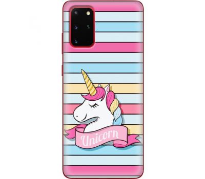 Силіконовий чохол BoxFace Samsung G985 Galaxy S20 Plus Unicorn (38874-up2401)