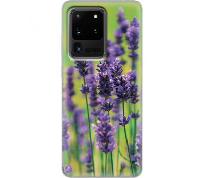 Силіконовий чохол BoxFace Samsung G988 Galaxy S20 Ultra Green Lavender (38878-up2245)