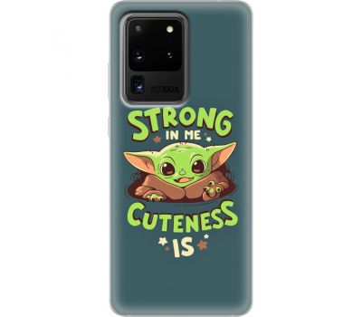 Силіконовий чохол BoxFace Samsung G988 Galaxy S20 Ultra Strong in me Cuteness is (38878-up2337)